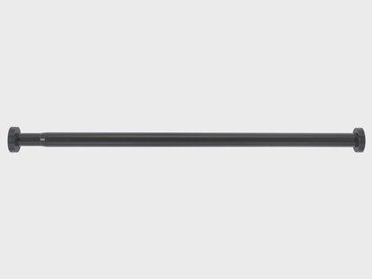 Wenko Telescopische douchestang Luz (Zwart, 70 - 115 cm)