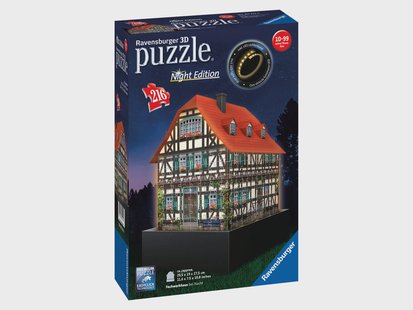 Ravensburger 3D-puzzel night edition (Huis)