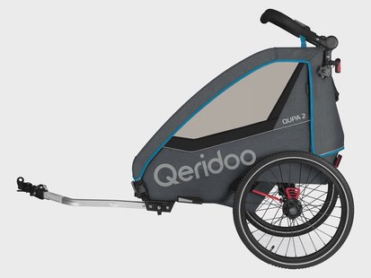 QERIDOO Fietskar QUPA 2 (blauw)