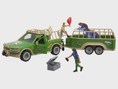 Playtive Dierenvoertuigen (Terreinwagen met aanhanger)