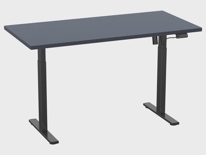 VCM Elektrisch verstelbaar bureau E-Lona (Antraciet/zwart, 160 x 80 cm)