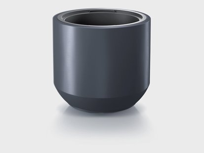 PROSPERPLAST Bloempot Heos (Antraciet, 470x568)