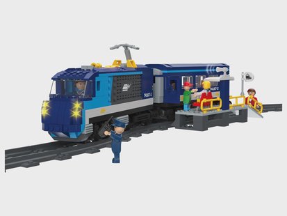 Playtive Clippys Bouwstenen set trein (Passagierstrein)