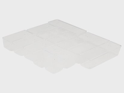 LIVARNO home Make-up organizer (13-delig transparant)