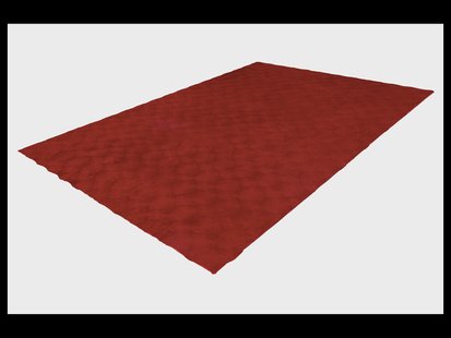 OBSESSION Vloerkleed My Diamond Cut 800 (Rechthoekig, rood, 120 x 170 cm)