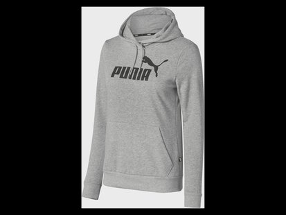 PUMA Dames hoodie (Grijs, L)