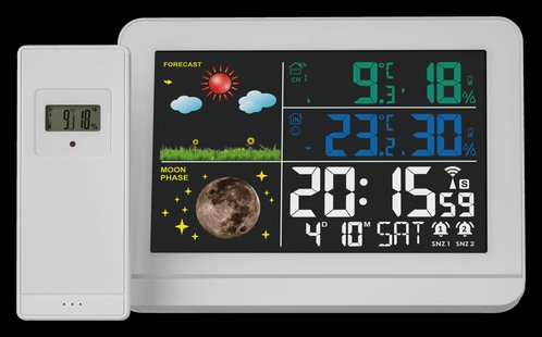LIVARNO home Draadloos weerstation (Wit)