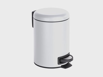 Wenko Prullenbak Leman 3 L (Wit)
