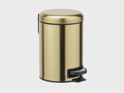 Wenko Prullenbak Leman 3 L (Goud)