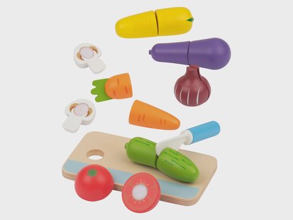 lupilu Houten eetset (Groenten)