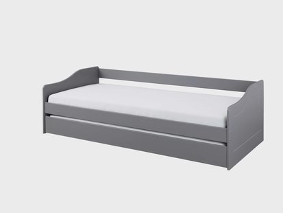 Inter Link Kinder bedframe Leonie (Grijs, 90 x 200 cm)