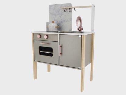 lupilu Houten speelgoed keuken of speelgoed winkel (Moderne speelkeuken)