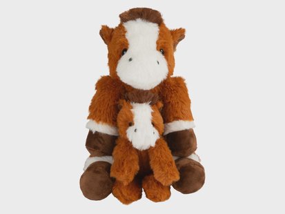 LUPILU Knuffel met baby (Paard)