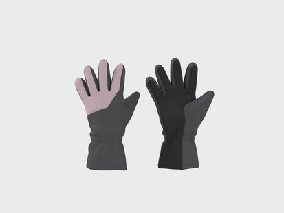 esmara Handschoenen (Donkerroze/grijs, 7)