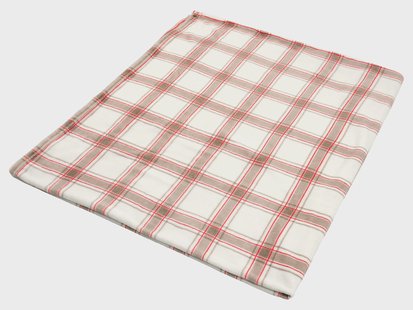 LIVARNO Plaid 180 x 220 cm (Beige/rood)