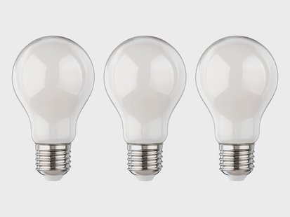 LIVARNO Set van 3 LED-filamentlampen (E27, melkachtig)