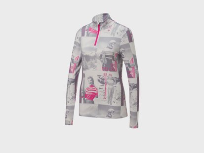 CRIVIT Dames skipully Glamour (Wit/lichtroze, XS (32/34))