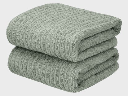LIVARNO Set van 2 handdoeken 50 x 100 cm (Mint)