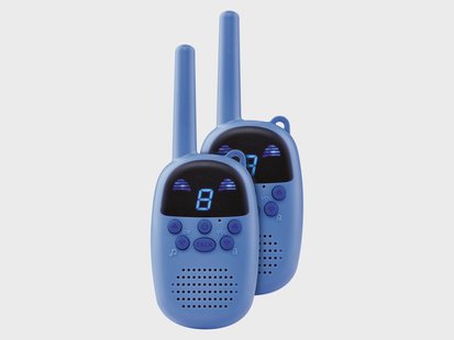 lupilu Speelgoed walkie talkies met 8 km bereik (Blauw)