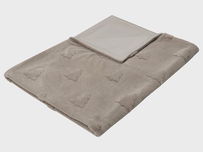 LIVARNO Plaid 130 x 170 cm (Beige)