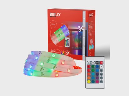 BRILONER RGB LED-strip (30m)