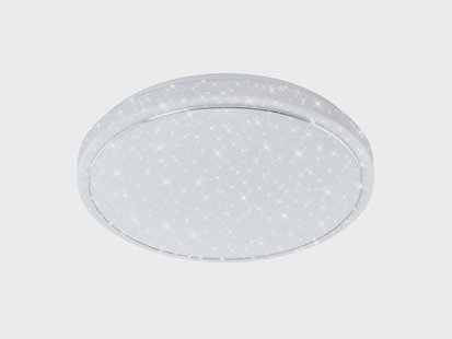 BRILONER LED-plafondlamp met sterreneffect (56 cm diameter met decoratieve ring)