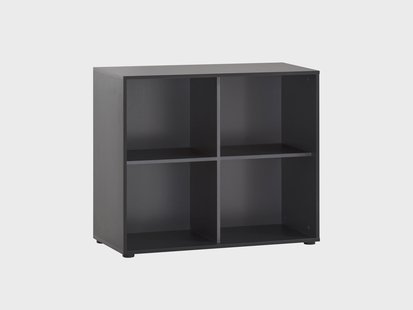 Schildmeyer Kast Aino (4 vakken, Matzwart)