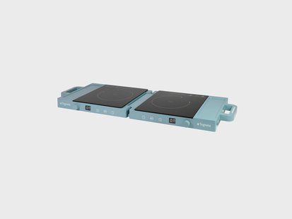 Tognana Draagbare dubbele kookplaat Iridea (Blauw)