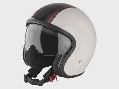 ULTIMATE SPEED Scooter helm maat S (Crème/zwart)