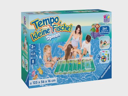 HAPPY PEOPLE Kinder luchtbed met spel, 125 x 56 cm