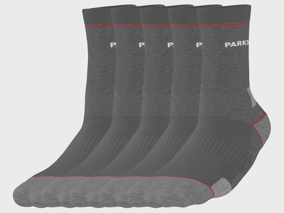 PARKSIDE 5 Paar werksokken (Grijs, 39-42)