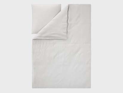 LIVARNO Mousseline dekbedovertrek 140 x 200 cm (wit)