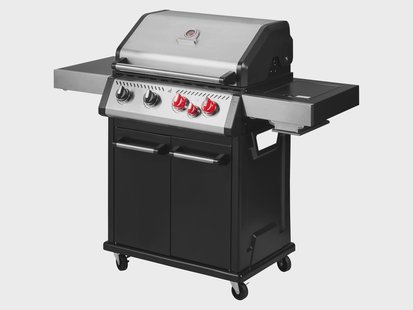 GRILLMEISTER Gas BBQ 4 branders en 1 keramische brander