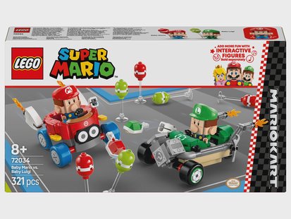 LEGO SUPER MARIO 72034 Baby Mario vs. Baby Luigi