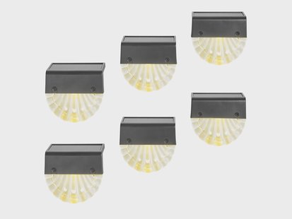 LIVARNO Solar LED-tuinlampen, 6 stuks (Rond)