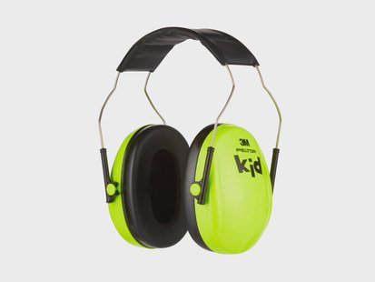 3M Peltor Kid gehoorbescherming voor kinderen (Neongroen)