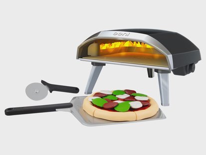 OONI Speelgoed pizzaoven set, pizza speelset met licht en accessoires