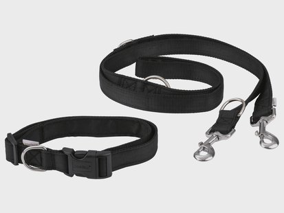 ZOOFARI Hardlooplijn / sleepant / hondenwandelhalsband met hondenlijn. (halsband en riem set)