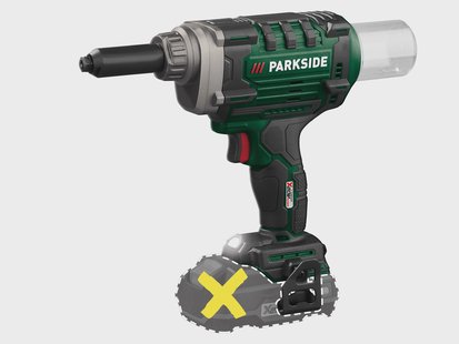 PARKSIDE Accu-popnagelpistool 20 V 10 kN, zonder accu en lader