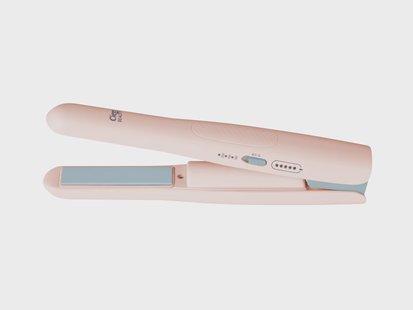 CIEN Beauty Draadloze stijltang voor op reis (Lichtroze)