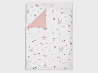 LIVARNO Baby dekbedovertrek set 60 x 120 cm (Prinses)