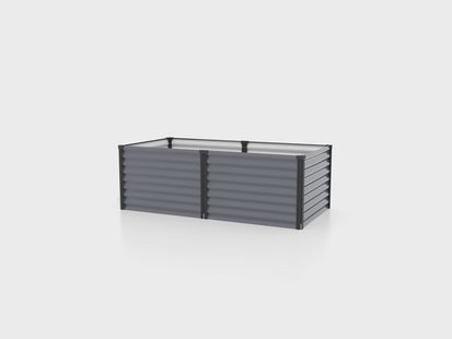 Vitavia Metalen hoge kweekbak Meta - 63 of 86 cm hoogte (630, graniet/zwart)