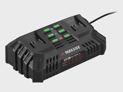 PARKSIDE Dubbele snellader 20 V - 4,5 A