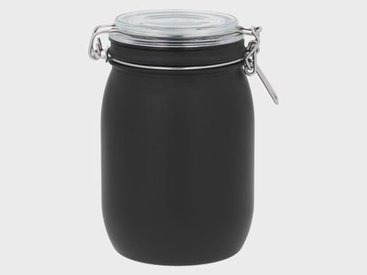 SILVERCREST Voorraadpot 1 L, zwart (Luchtdichte deksel)