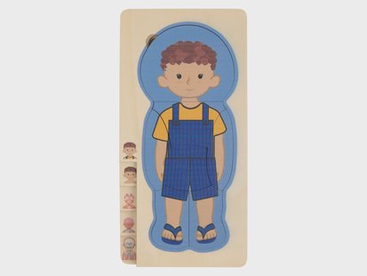 LUPILU Houten puzzel (Legpuzzel 'Jongen')