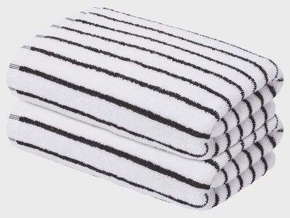 LIVARNO Set van 2 handdoeken 50 x 100 cm - 450 gsm (Wit)