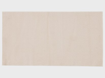 LIVARNO Vloerkleed 80 x 150 cm - laagpolig - geschikt voor vloerverwarming (Beige)