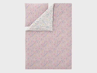LIVARNO Kinder dekbedovertrek 140 x 200 cm (bloemen)