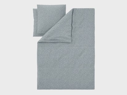 LIVARNO Satijnen dekbedovertrek 240 x 220 cm (Blauw)