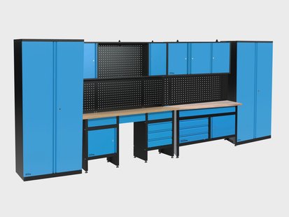 Güde Werkplaats kastenwand GWS 4600 8-delig met werkbanken